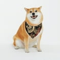 thumbnail image 1 of Balery Gothic Eastern Floral Skull Pattern Pet Scarf for Dogs and Cats – Stylish Reflective Design, Breathable & Durable Pet Bandana with Quick-Release Buckle-XX-Large, 1 of 7