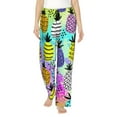 thumbnail image 1 of Balery Graffiti Pineapples print Women's Pajama Pants,Ultra Lightweight Pjs,Lounge Pant-Medium, 1 of 9