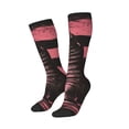 thumbnail image 1 of Balery Graphic Seal On Stripes Printed Novelty Socks Men's Women's Crew Socks Sports Socks Knee High Socks Cotton Socks Quirky and Cool Socks, 1 of 9