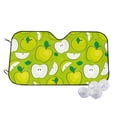 thumbnail image 1 of Balery Green Apple Print Car Windshield Sun Shade,Windshield Sunshade for Car Pickup Truck SUV Accessories-Small, 1 of 7