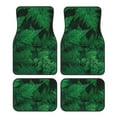thumbnail image 1 of Balery Green Leave Fern Pattern 4-Piece Floor Mats, Heavy-Duty Rubber Liners, Anti-Slip Design, All-Season Automotive Protection, Vehicles, Cars, Trucks, and SUVs, 1 of 5