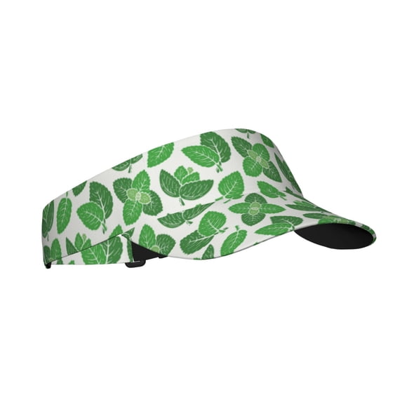 Balery Green Leaves Sport Wear Athletic Visor Sun Sports Visor Hat Visor Adjustable Cap for Women and Men (One Size)