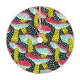 thumbnail image 1 of Balery Green Mushroom Printed Christmas Tree Skirt , Merry Christmas Party Christmas Tree Decoration,Adjustable Tree Skirt-36", 1 of 8