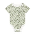 thumbnail image 1 of Balery Green Rabbit Pattern Baby Climbing Clothes Infant Bodysuit Cute Infant Bodysuit Baby Romper-12 Months, 1 of 7