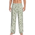 thumbnail image 1 of Balery Green Rabbit print Men's Pajama Pants,Ultra Lightweight Pjs,Lounge Pant-Small, 1 of 9