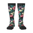 thumbnail image 1 of Balery Green Tropical Leaves Fun Novelty Socks Men'S Women'S Crew Socks Funny Crazy Novelty Socks Quirky And Cool Socks, 1 of 9