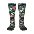 thumbnail image 1 of Balery Green Tropical Leaves Fun Novelty Socks Men'S Women'S Crew Socks Funny Crazy Novelty Socks Quirky And Cool Socks, 1 of 9
