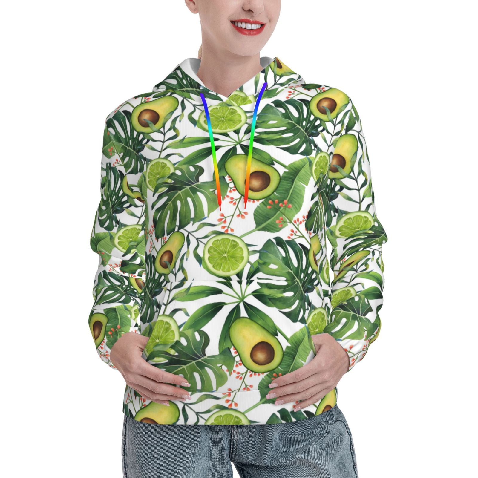 Reggae Leaf Tropical Women's Hoodie