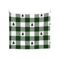 thumbnail image 1 of Balery Green White Lumberjack Plaid Pattern Tapestry 60x51 Inches - Large Wall Hanging Tapestry for Bedroom, Living Room, Dorm Decor - Artistic and Aesthetic Room Decor, 1 of 9
