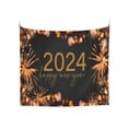 thumbnail image 1 of Balery HAPPY NEW YEAR 2024 Pattern Tapestry 60x51 Inches - Large Wall Hanging Tapestry for Bedroom, Living Room, Dorm Decor - Artistic and Aesthetic Room Decor, 1 of 9