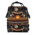 thumbnail image 1 of Balery Halloween Decoration Mummy Backpack - Waterproof Twill Canvas, Large Capacity Diaper Bag with Multiple Pockets and Adjustable Straps, 1 of 6