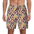 thumbnail image 1 of Balery Halloween Pumpkin Mens Swim Trunks Swim Shorts for Men Quick Dry Inseam Beach Shorts with Compression Liner Pocket-X-Large, 1 of 9