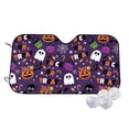 thumbnail image 1 of Balery Halloween Sweet Candy Print Car Windshield Sun Shade,Windshield Sunshade for Car Pickup Truck SUV Accessories-Medium, 1 of 7