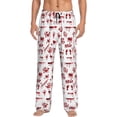 thumbnail image 1 of Balery Halloween print Men's Pajama Pants,Ultra Lightweight Pjs,Lounge Pant-Large, 1 of 9