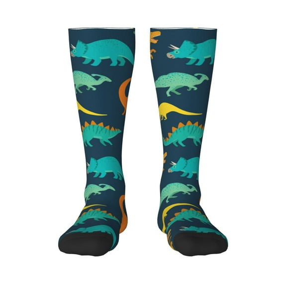 Balery Hand Drawn Seamless Printed Novelty Socks Men's Women's Crew Socks Sports Socks Knee High Socks Cotton Socks Quirky and Cool Socks