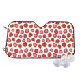 thumbnail image 1 of Balery Hand Drawn Strawberry Print Car Windshield Sun Shade,Windshield Sunshade for Car Pickup Truck SUV Accessories-Small, 1 of 7