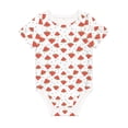 thumbnail image 1 of Balery Hand Drawn Watermelon Pattern Baby Climbing Clothes Infant Bodysuit Cute Infant Bodysuit Baby Romper-3 Months, 1 of 7