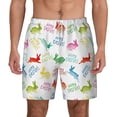 thumbnail image 1 of Balery Happy Easter Rabbit Mens Swim Trunks Swim Shorts for Men Quick Dry Inseam Beach Shorts with Compression Liner Pocket-Large, 1 of 9
