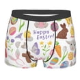 thumbnail image 1 of Balery Happy Easter1 Men's Boxer Briefs, Soft and Breathable Cotton Underwear with nylon Waistband-Small, 1 of 9