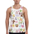 thumbnail image 1 of Balery Happy Easter1 Pattern Men's Workout Tank Top Gym Muscle Tee Fitness Bodybuilding Sleeveless T Shirt Quick Dry Fit Muscle Tank Top Slim-Fit Tank-Large, 1 of 7