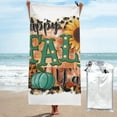 thumbnail image 1 of Balery Happy Fall Y'All Print Towels - Luxurious Jumbo Bath Sheet - Highly Absorbent and Quick Dry Extra Large Bath Towel - Super Soft Hotel Quality Towel-27.5"x55", 1 of 8