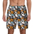 thumbnail image 1 of Balery Happy Halloween2 Mens Swim Trunks Swim Shorts for Men Quick Dry Inseam Beach Shorts with Compression Liner Pocket-XX-Large, 1 of 9