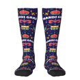 thumbnail image 1 of Balery Happy Mardi Gras Fun Novelty Socks Men'S Women'S Crew Socks Funny Crazy Novelty Socks Quirky And Cool Socks, 1 of 9
