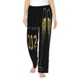 thumbnail image 1 of Balery Happy New Year 2024 (2) print Women's Pajama Pants,Ultra Lightweight Pjs,Lounge Pant-Large, 1 of 9