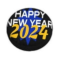 thumbnail image 1 of Balery Happy New Year 2024 (6) Tire Covers - Tough Tire Wheel Protector for Truck, SUV, Trailer, Camper, RV -17 inch, 1 of 8
