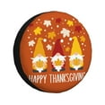 thumbnail image 1 of Balery Happy Thanksgiving Three Gnomestire Cover Waterproof Dust-Proof, Universal Spare Wheel Tire Cover For Trailer, Rv, Suv Truck And Vehicle Camper Accessories-14 Inch, 1 of 9