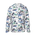 thumbnail image 1 of Balery Hawaii Palms Men's Women's UPF 50+ Sun Protection Lightweight Hoodie Performance Long Sleeve Shirt for Fishing Running-, 1 of 9