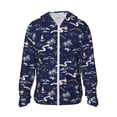 thumbnail image 1 of Balery Hawaiian Style Men's Women's UPF 50+ Sun Protection Lightweight Hoodie Performance Long Sleeve Shirt for Fishing Running-Medium, 1 of 9