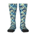thumbnail image 1 of Balery Hawaiian Style Printed Novelty Socks Men's Women's Crew Socks Sports Socks Knee High Socks Cotton Socks Quirky and Cool Socks, 1 of 9