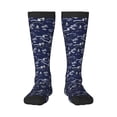 thumbnail image 1 of Balery Hawaiian Style Printed Novelty Socks Men's Women's Crew Socks Sports Socks Knee High Socks Cotton Socks Quirky and Cool Socks, 1 of 9