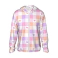 thumbnail image 1 of Balery Heart Buffalo Plaid Men's Women's UPF 50+ Sun Protection Lightweight Hoodie Performance Long Sleeve Shirt for Fishing Running-Medium, 1 of 9