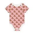 thumbnail image 1 of Balery Heart Capybara Pattern Baby Climbing Clothes Infant Bodysuit Cute Infant Bodysuit Baby Romper-9M, 1 of 7