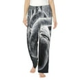 thumbnail image 1 of Balery Heart Illustration print Women's Pajama Pants,Ultra Lightweight Pjs,Lounge Pant-Small, 1 of 9