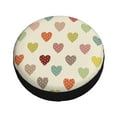 thumbnail image 1 of Balery Heart Polka Dot Tire Covers - Tough Tire Wheel Protector for Truck, SUV, Trailer, Camper, RV -16 inch, 1 of 8