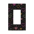 thumbnail image 1 of Balery Heart and Stars for Duplex Wall Plates Kit, Electrical Outlet Covers, Standard Size 1-Gang 5.0" x3.0", Electric Receptacle Plug Covers-Style U, 1 of 6