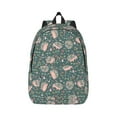 thumbnail image 1 of Balery Hedgehogs and Flowers Vintage Canvas Backpack for Men and Women - Large Capacity, Durable Travel Laptop Bag for School, Work, Hiking, and Outdoor Activities, 1 of 7