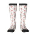 thumbnail image 1 of Balery Hello Rabbit Printed Novelty Socks Men's Women's Crew Socks Sports Socks Knee High Socks Cotton Socks Quirky and Cool Socks, 1 of 9