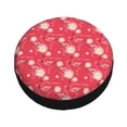 thumbnail image 1 of Balery Hello Summer Flamingo Tire Covers - Tough Tire Wheel Protector for Truck, SUV, Trailer, Camper, RV -14 inch, 1 of 8