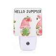 thumbnail image 1 of Balery Hello Summer Gnome Pattern LED Night Light with Automatic Sensor Plug in Night Light with Dusk-to-Dawn Light Sensor LED Nightlight 0.5W-US, 1 of 7