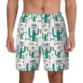 thumbnail image 1 of Balery Hello Summer Mens Swim Trunks Swim Shorts for Men Quick Dry Inseam Beach Shorts with Compression Liner Pocket-Small, 1 of 9