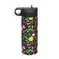 thumbnail image 1 of Balery Herbs And Spices Pattern Water Bottle,18oz Sports Insulated Kettle for Cycling Gym Basketball Outdoor, Suitable as a Present, 1 of 8