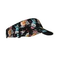 Balery Hibiscus Rose Sport Wear Athletic Visor Sun Sports Visor Hat