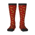 thumbnail image 1 of Balery Hohey Bee Golden Printed Novelty Socks Men's Women's Crew Socks Sports Socks Knee High Socks Cotton Socks Quirky and Cool Socks, 1 of 9