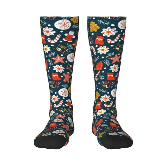 Balery Holiday Christmas Cookies Fun Novelty Socks Men'S Women'S Crew Socks Funny Crazy Novelty Socks Quirky And Cool Socks