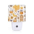 thumbnail image 1 of Balery Honey Bee Set Pattern LED Night Light with Automatic Sensor Plug in Night Light with Dusk-to-Dawn Light Sensor LED Nightlight 0.5W-EU, 1 of 7
