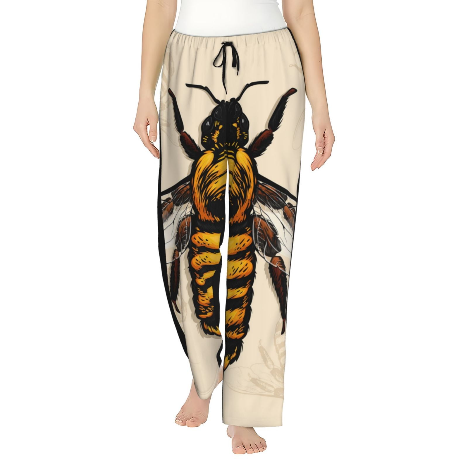 Balery Honey Bee print Women's Pajama Pants,Ultra Lightweight Pjs ...